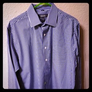 Kenneth Cole Reaction Gingham Men's Dress Shirt